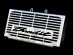 SUZUKI BANDIT GSF 1200 (01 - ) (oil cooler) STAINLESS STEEL RADIATOR COVER GRILL